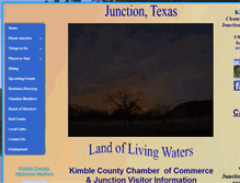 Tablet Screenshot of junctiontexas.net
